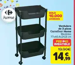 Carrefour Verdulero de 3 pisos Carrefour Home oferta