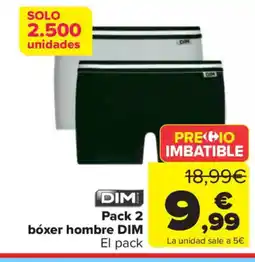 Carrefour DIM Pack 2 bóxer hombre oferta