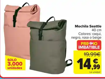 Carrefour Mochila Seattle oferta