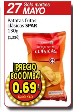 SPAR SPAR Patatas fritas clasicas oferta