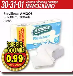 SPAR AMOOS Servilletas oferta