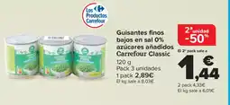 Carrefour Guisantes finos bajos en sal 0% azúcares añadidos oferta