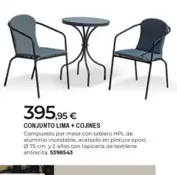 BigMat Conjunto lima + cojines oferta