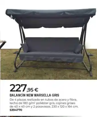 BigMat Balancin new marsella gris oferta