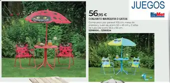 BigMat Conjunto mariquita o gatos oferta