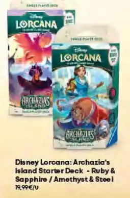 Game DISNEY Lorcana: Archazia's Island Starter Deck - Ruby & Sapphire / Amethyst & Steel oferta