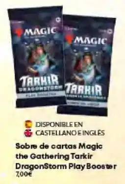 Game MAGIC Sobre de cartas the Gathering Tarkir DragonStorm Play Booster oferta