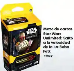Game STAR WARS Mazo de cartas Unlimited: Salto a la velocidad de la luz Boba oferta