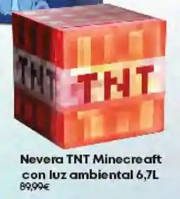 Game TNT Nevera Minecreaft con luz ambiental oferta