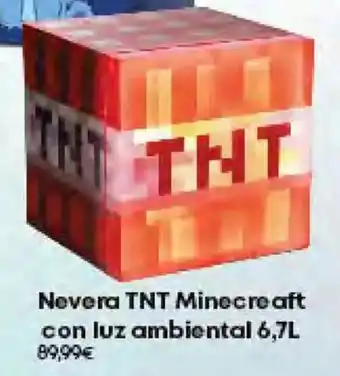 Game TNT Nevera Minecreaft con luz ambiental oferta