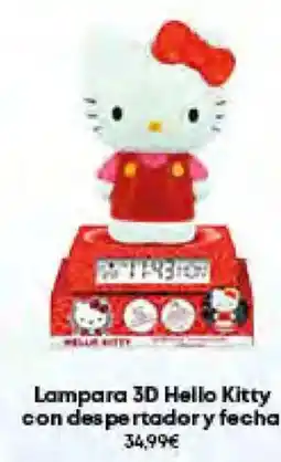 Game Lampara 3D Hello Kitty con despertador y fecha oferta