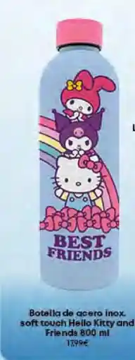 Game Botella de acero inox. soft touch Hello Kitty and Friends oferta