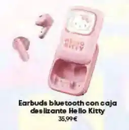Game HELLO KITTY Earbuds bluetooth con caja deslizante oferta