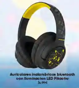 Game Auriculares inalambricos bluetooth con iluminacion LED Pikachu oferta
