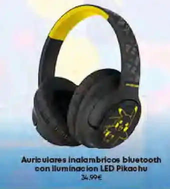 Game Auriculares inalambricos bluetooth con iluminacion LED Pikachu oferta