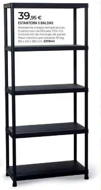 BigMat Estantería 5 baldas oferta