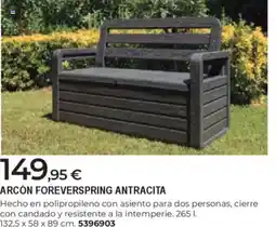 BigMat Arcón foreverspring antracita oferta