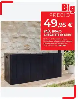 BigMat Baúl bravo antracita oscuro oferta