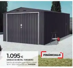 BigMat FINANCIALO Garaje de metal tonsberg oferta