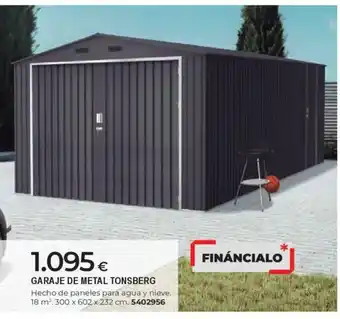 BigMat FINANCIALO Garaje de metal tonsberg oferta