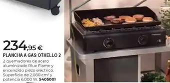 BigMat Plancha a gas othello 2 oferta