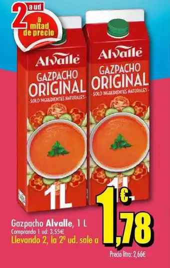 Unide Supermercados Alvalle Gazpacho, 1 L oferta