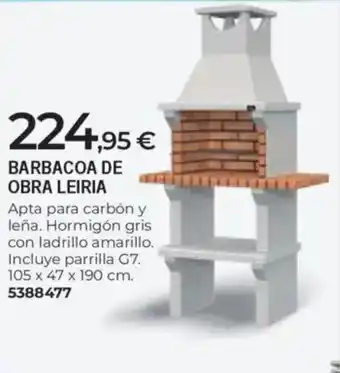BigMat Barbacoa de obra leiria oferta