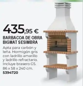 BigMat Barbacoa de obra bigmat sesimbra oferta