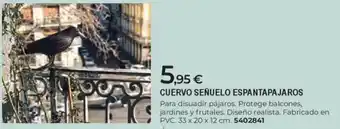 BigMat Cuervo señuelo espantapajaros oferta