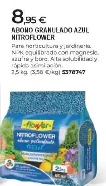 BigMat Abono granulado azul nitroflower oferta