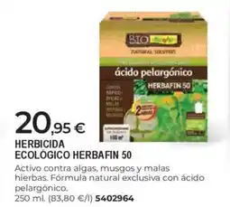 BigMat Herbicida ecológico herbafin 50 oferta
