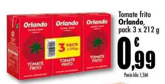 Unide Supermercados Orlando Tomate Frito pack 3 x 12g oferta