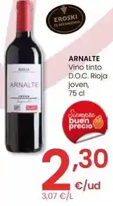 Eroski Arnalte - vino tinto d.o.c.rioja joven oferta