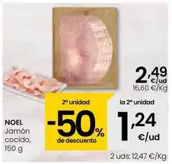 Eroski Noel - jamon cocido oferta