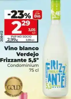 Dia Condominium - vino blanco verdejo frizzante 5,5º oferta