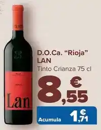 Carrefour Lan - d.o.ca. rioja oferta