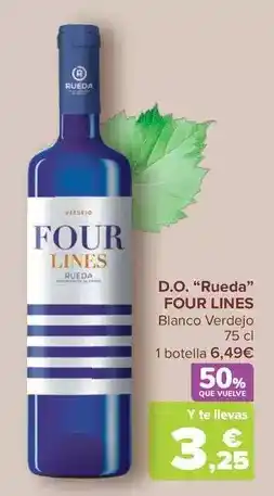 Carrefour Four lines - d.o. “rueda oferta