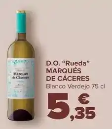 Carrefour Marqués de cáceres - d.o. “rueda oferta