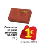 Carrefour Market Sagres - salamares en salsa americana oferta