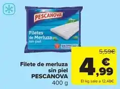 Carrefour Market Pescanova - filete de merluza sin piel oferta