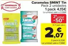 Carrefour Market Smint - caramelos tin oferta
