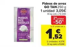 Carrefour Market Go-tan - fideos de arroz oferta