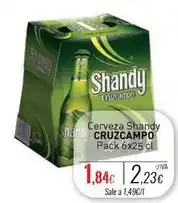 Cuevas Cash Cruzcampo - cerveza shandy oferta