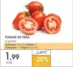 Supermercados Plaza Origen - tomate de pera oferta