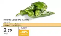 Supermercados Plaza Palermo - pimiento verde tipo oferta