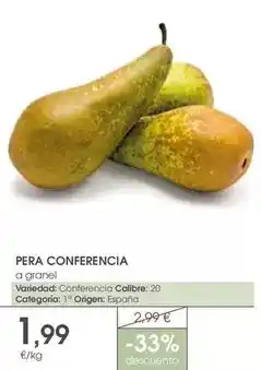 Supermercados Plaza Origen - pera conferencia oferta