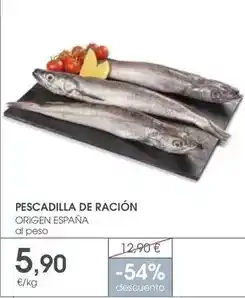 Supermercados Plaza Origen - pescadilla de ración oferta