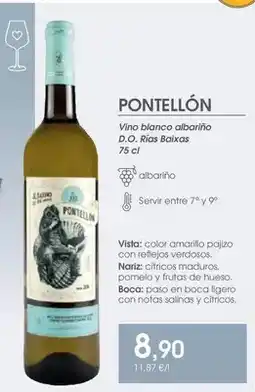 Supermercados Plaza Blanco - vino albarino d.o. rias baixas oferta