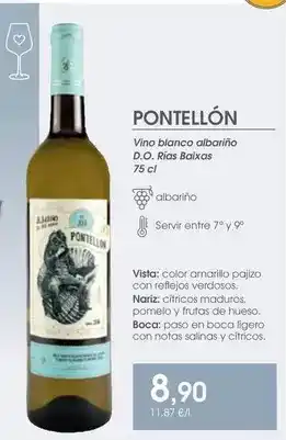 Supermercados Plaza Blanco - vino albarino d.o. rias baixas oferta