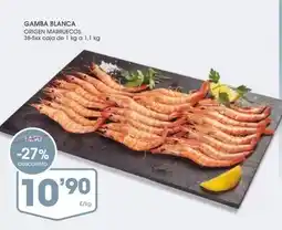 Supermercados Plaza Origen - gamba blanca oferta